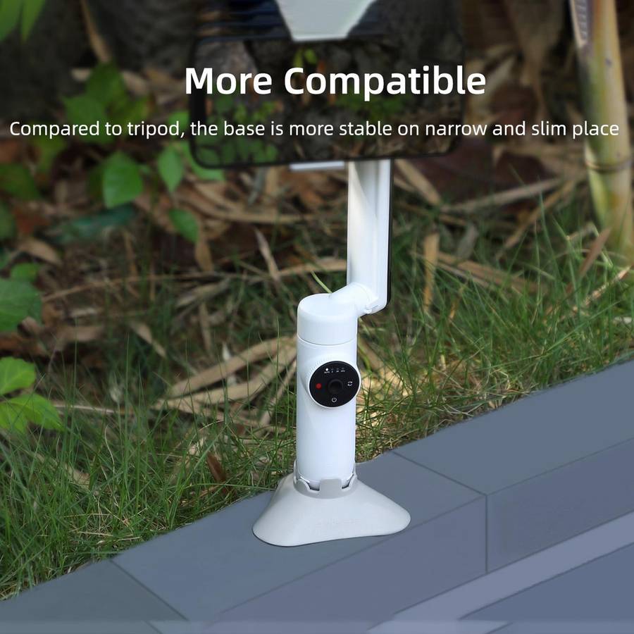 For Insta360 Flow Sunnylife Plastic Gimbal Tripod Base Stand (Grey)