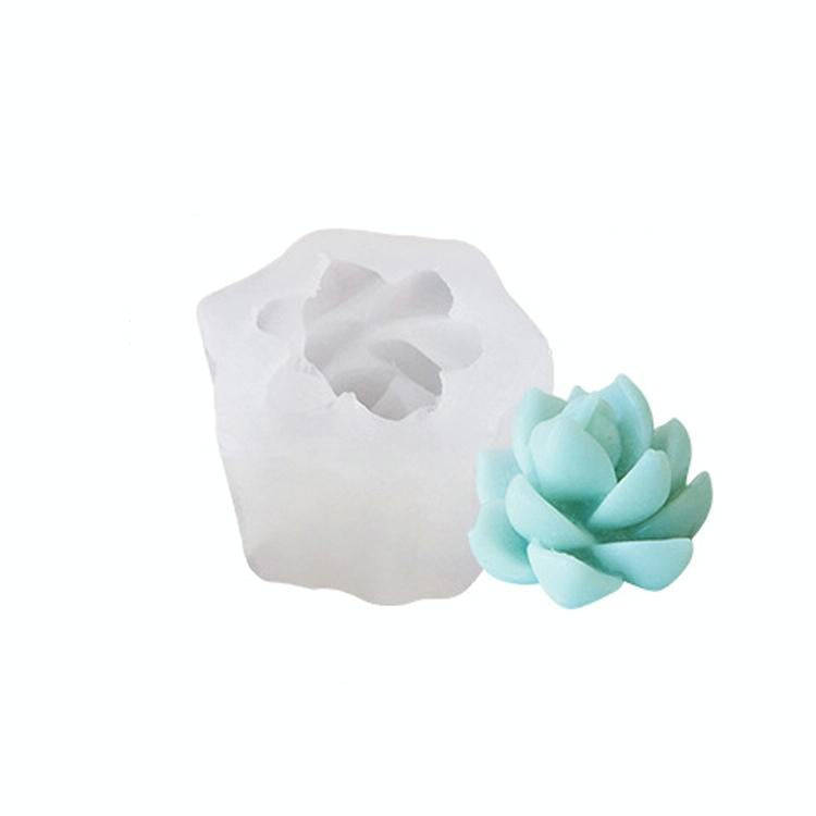 SX-ZW-190 Fleshy Three-Dimensional Candle Silicone Mold DIY Handmade Soap Aromatherapy Epoxy Mold