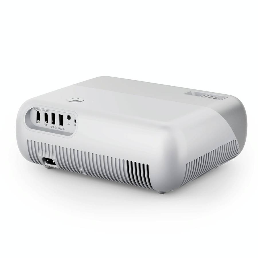 D1000 1920x1080P 320ANSI Lumens Portable Mini LCD LED Smart Projector, Screen Mirroring(EU Plug)