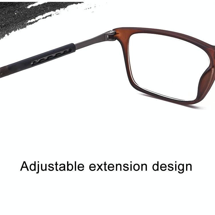Anti Blue-ray Adjustable Neckband Magnetic Connecting Presbyopic Glasses, +3.00D(Black)