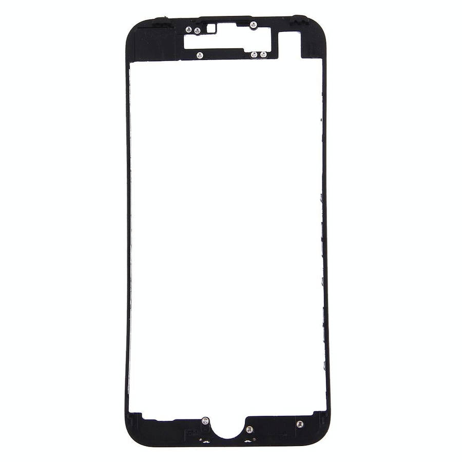 Front LCD Screen Bezel Frame for iPhone 7(Black)