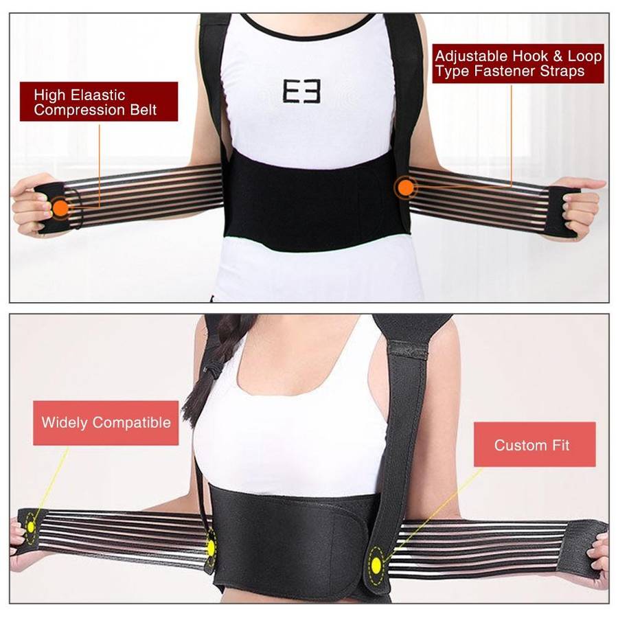 HailiCare Household Neck Back Waist Protector Waistcoat Warm Vest Protective Gear with Magnet The...