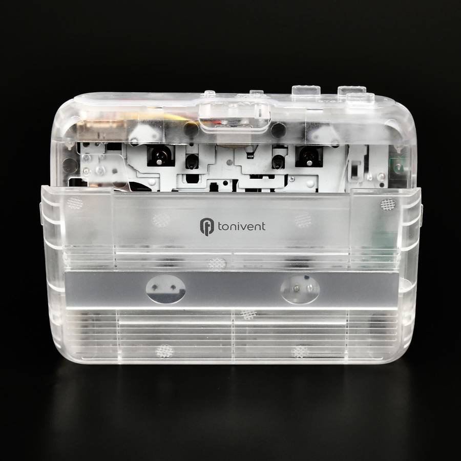 Tonivent TON007T Portable Bluetooth Tape Cassette Player, Support FM / Bluetooth Input and Output...