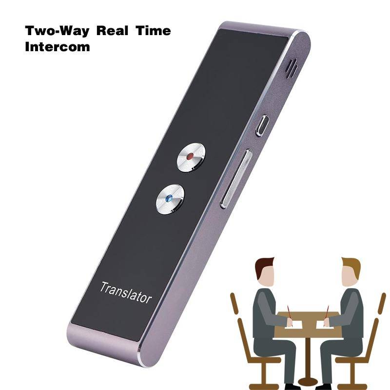 T8+ Portable Smart Voice Translator Smart Business Travel Real Time AI Translator Translation Mac...