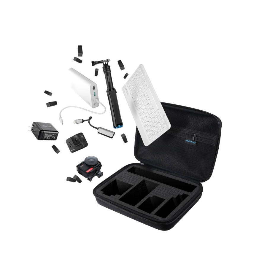 For GoPro HERO8 / 7 / 6 RUIGPRO Shockproof Waterproof Portable Case Box Size : 17.3cm x 12.3cm x ...