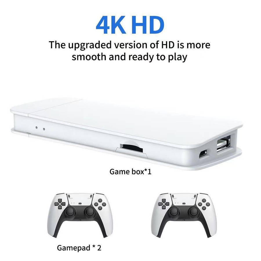 M15 HDMI HD 4K TV Dual Handle Game Console 32G 10000 Games