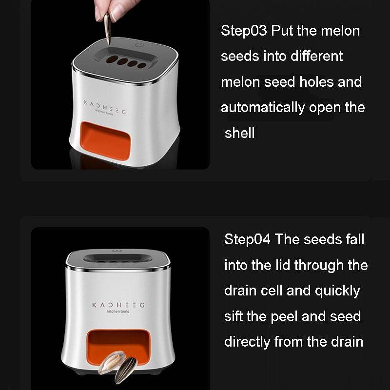 Kacheeg Electrical Melon Seed Machine Automatic Peeling And Hulling Tool(Blue)