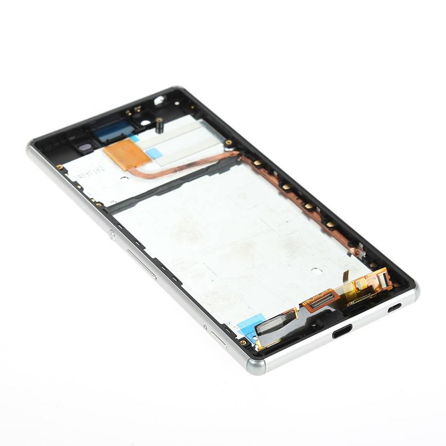 OEM LCD Screen for Sony Xperia Z4 Digitizer Full Assembly with Frame(White)