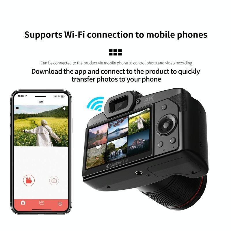Dual-camera Night Vision 64 Million Pixel High-definition WIFI Digital Camera Standard+Handheld B...