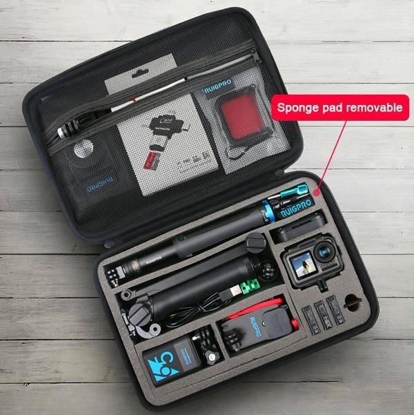 RUIGPRO Shockproof Waterproof Portable Case Box for DJI Osmo Action, Size: 17.3cm x 12.3cm x 6.5c...