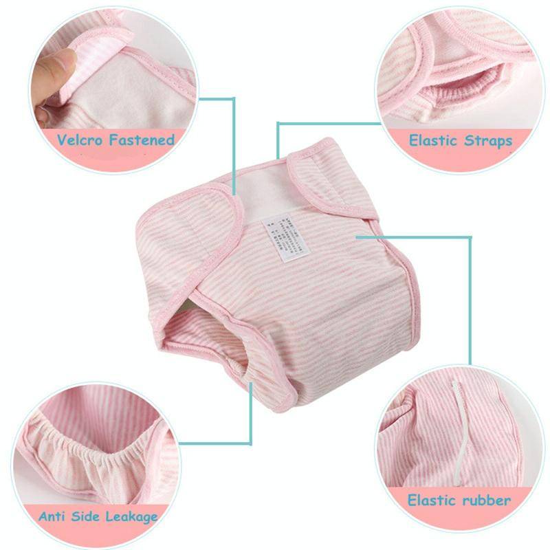 Natural Colored Cotton Breathable Adjustable Baby Waterproof Leak-proof Cloth Diaper, Specificati...