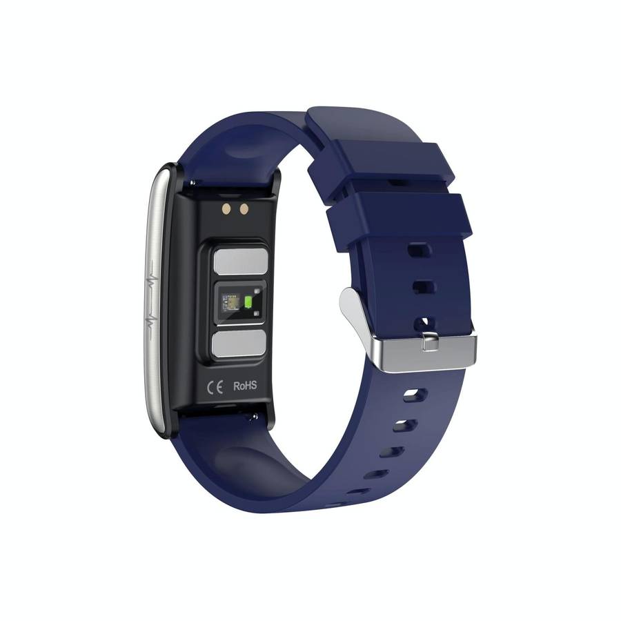 E600 1.47 inch Color Screen Smart Watch Silicone Strap Support Heart Rate Monitoring / Blood Pres...