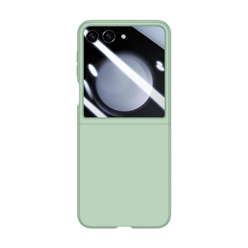 For Samsung Galaxy Z Flip5 Integrated PC Skin Feel Shockproof Phone Case(Mint Green)