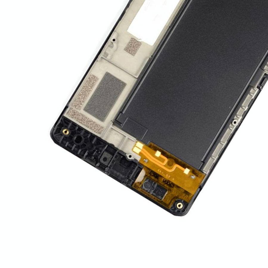 TFT LCD Screen for Nokia Lumia 730 Digitizer Full Assembly with Frame (Black)
