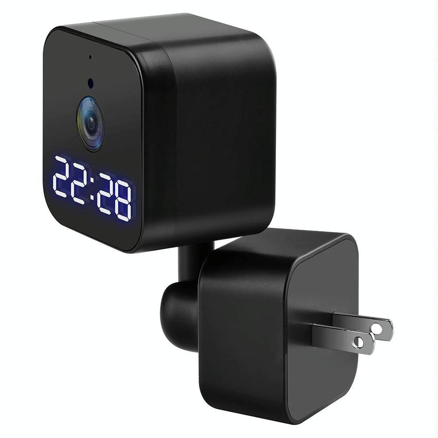 DP27 1080P Clock Plug Card WiFi Camera, Support Two-way Voice Intercom & Mobile Monitoring, Speci...