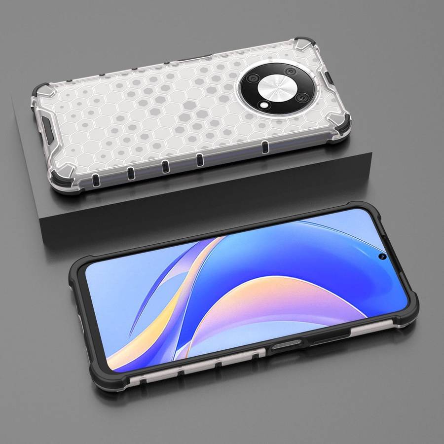 For Huawei nova Y90 4G Honeycomb Phone Case(White)