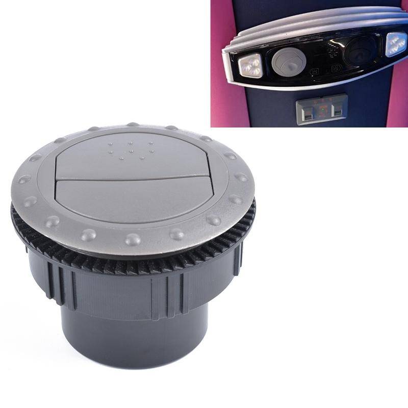 Universal 60mm Round AC Air Outlet Vent for RV Bus Boat Yacht Auto Air Conditioner Vent Replaceme...