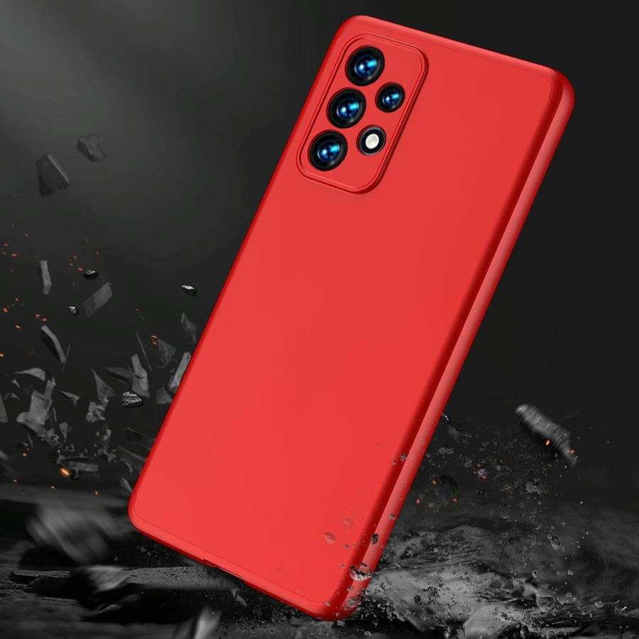 For Samsung Galaxy A33 5G GKK Three Stage Splicing Full Coverage PC Phone Case(Red)