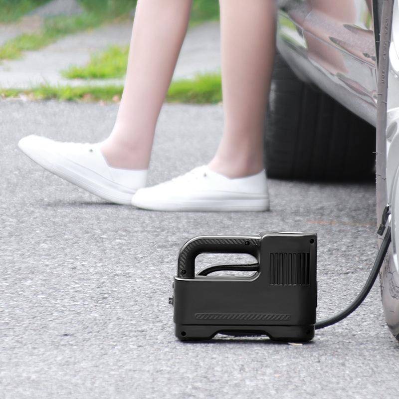 Portable Multi-Function Smart Car Inflatable Pump Electric Air Pump, Style: Wireless No Light Poi...