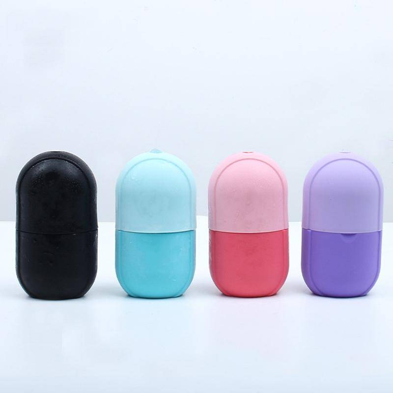 Massage Ice Tray Eye Bags Arms And Thighs Ice Pack Ice Tray, Color Classification: Capsule Pink