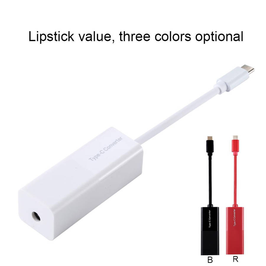 Laptop Power Adapter 65W USB-C / Type-C Converter to 6 in 1 Power Adapter (White)
