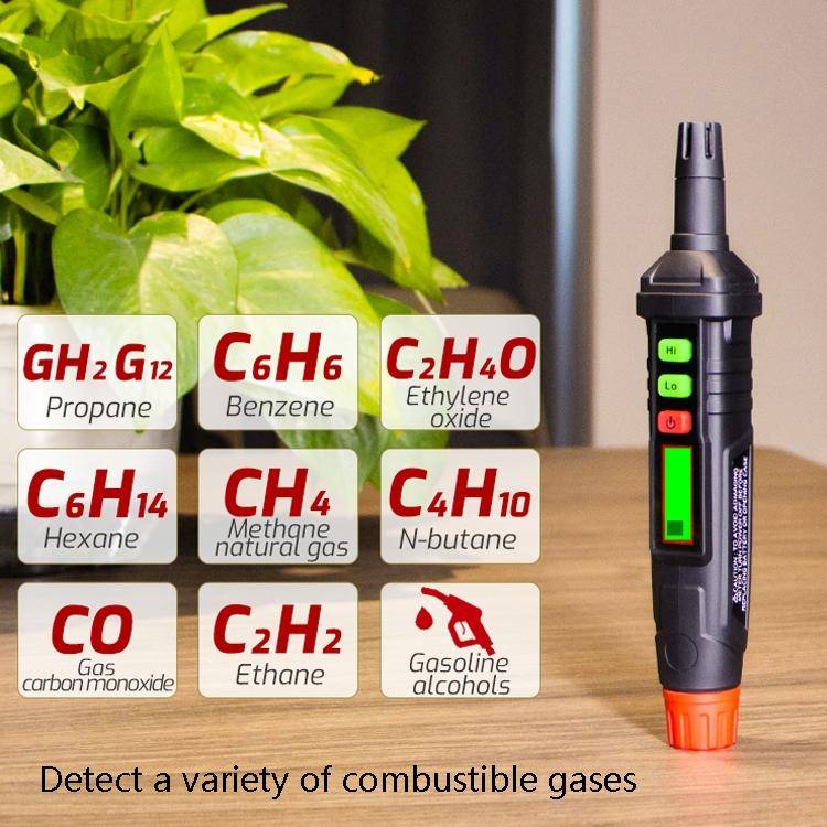 TASI TA8407A Carbon Monoxide Flammable Gas Detector Tester Pen