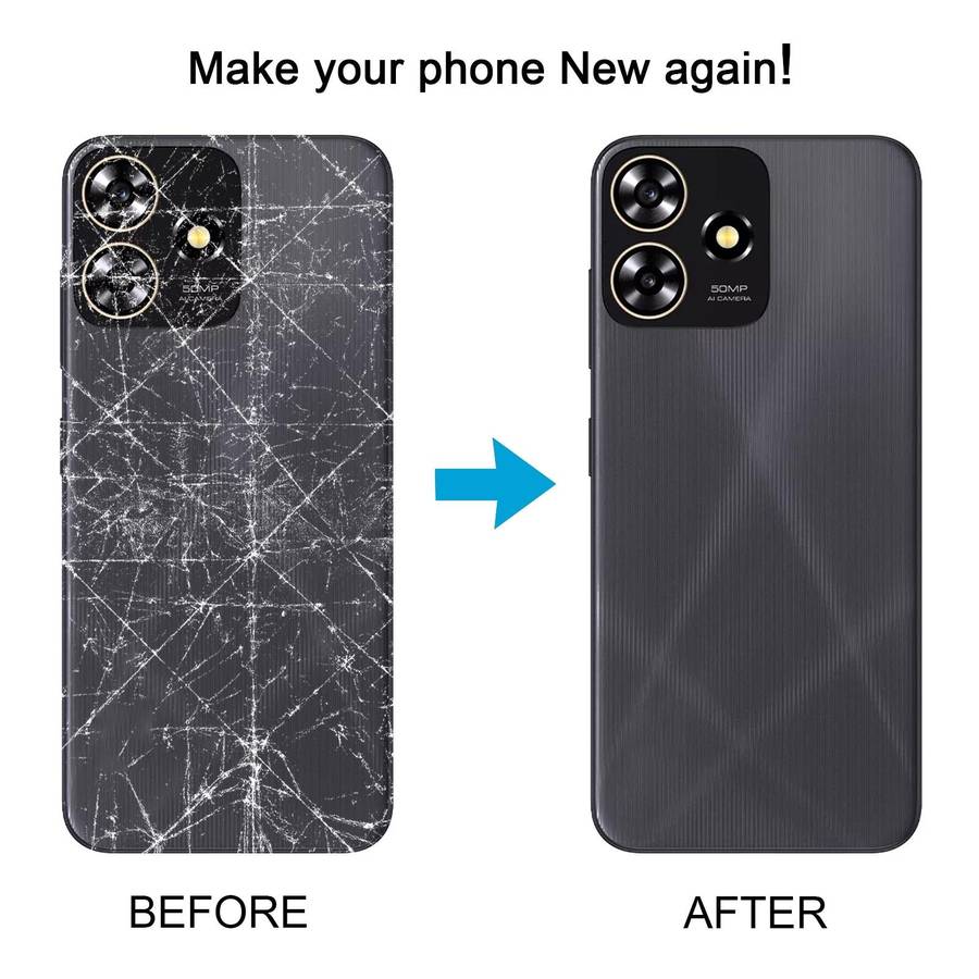 For ZTE Blade V50 Smart Battery Back Cover(Black)