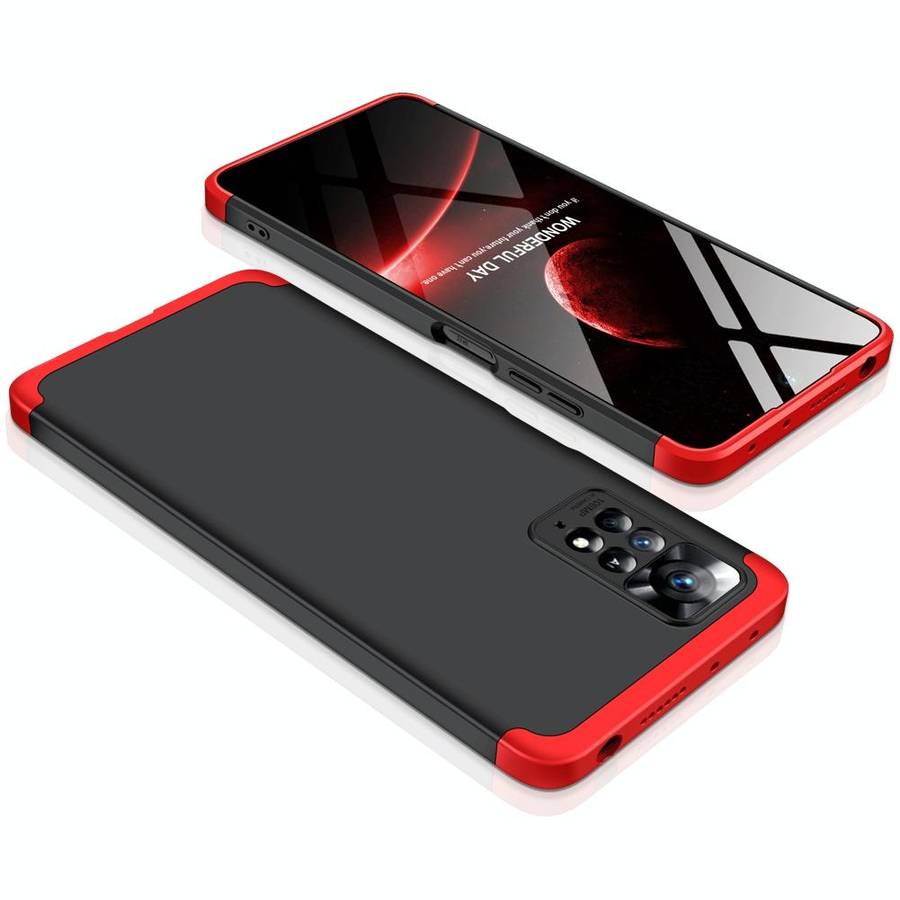 For Xiaomi Redmi Note 11 Pro 4G / 5G Global GKK Three Stage Splicing Full Coverage PC Case(Black ...