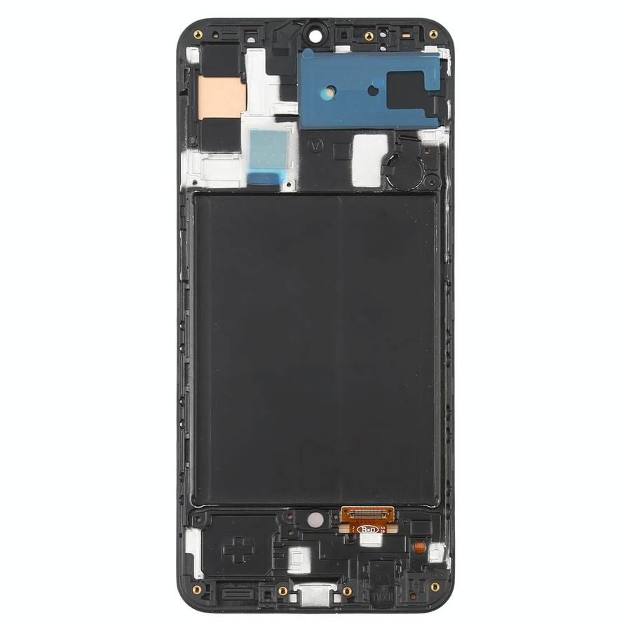 6.36 inch OLED LCD Screen for Samsung Galaxy A50 SM-A505 Digitizer Full Assembly with Frame (Black)