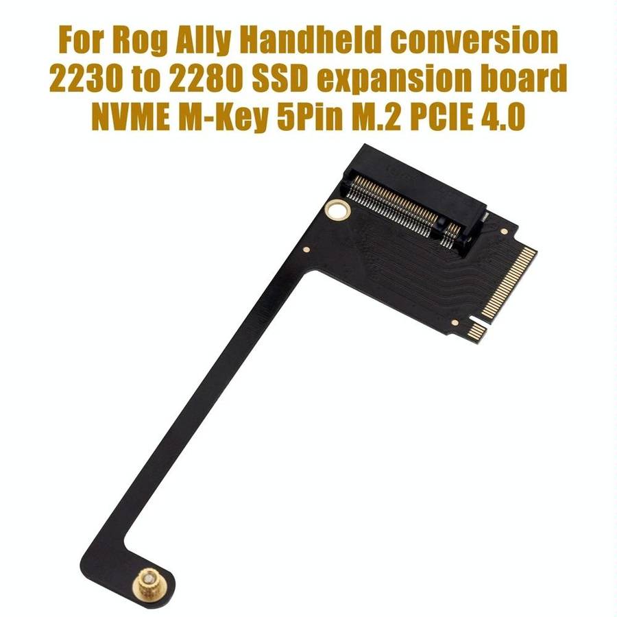 For ASUS Rog Ally Modified M2 Hard Drive PCIE4.0 Riser Card, Spec: Long