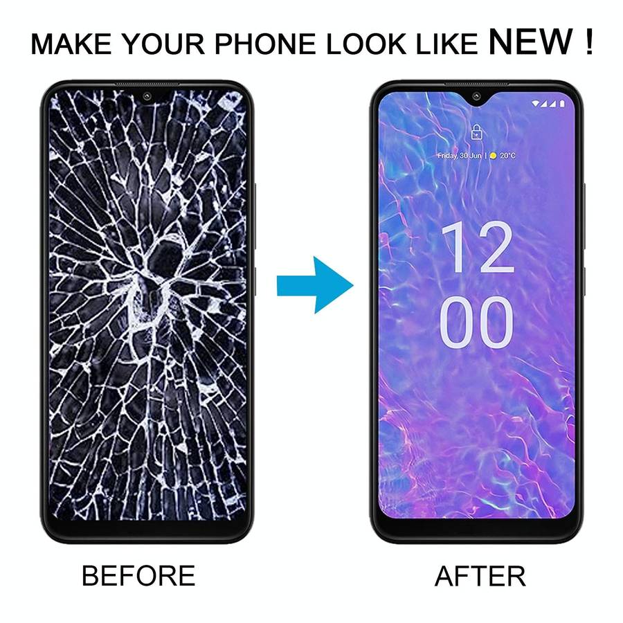 For Nokia C210 OEM LCD Screen Digitizer Full Assembly with Frame