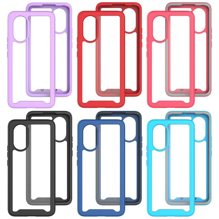 For Huawei nova 8 Starry Sky Solid Color Series Shockproof PC + TPU Phone Case(Light Blue)