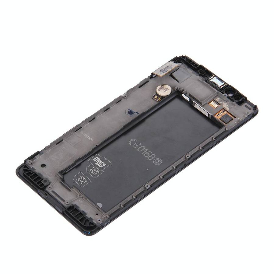 LCD Screen and Digitizer Full Assembly with Frame For Microsoft Lumia 950 (Black)