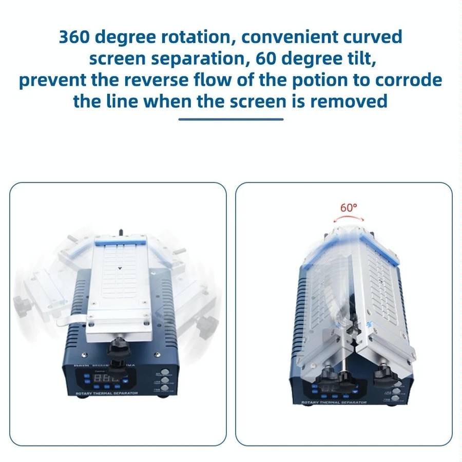 Kaisi 946 Max Double Vacuum Pumps LCD Separator Rotating Thermal Machine, US Plug