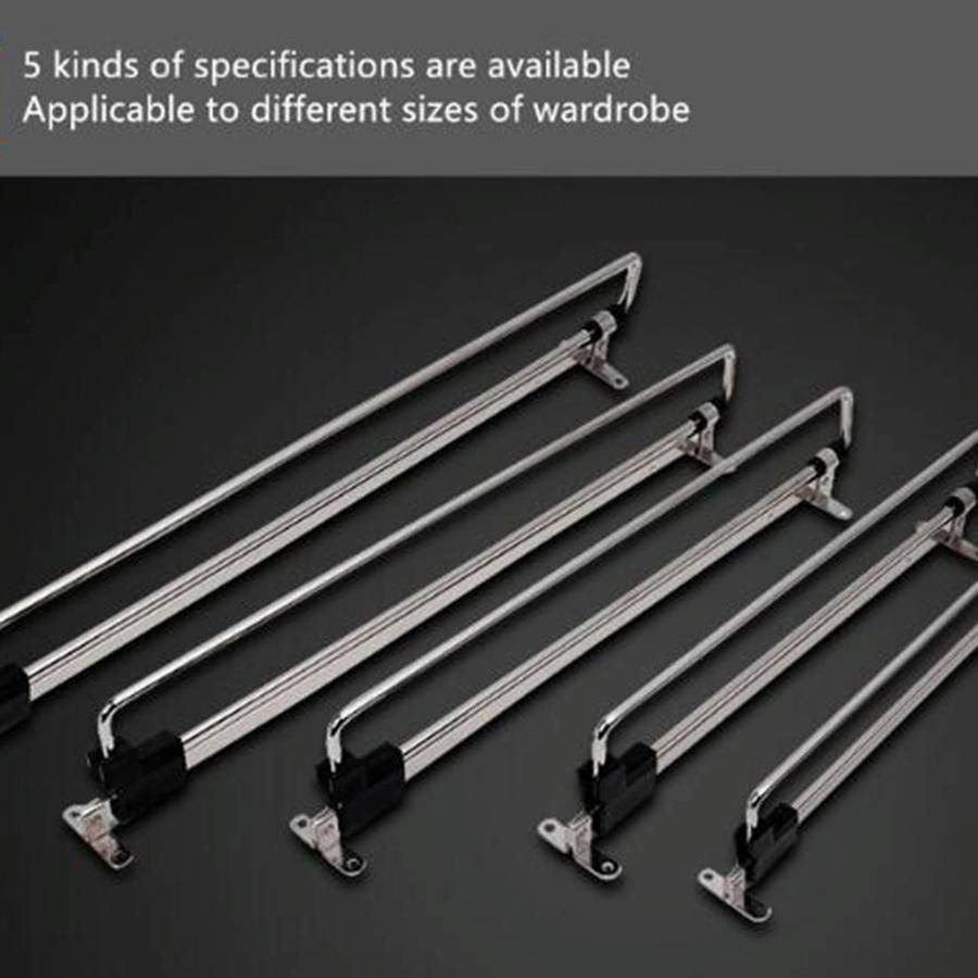 Telescopic Rail Pull-Out Wardrobe Clothes Hanger(30cm)