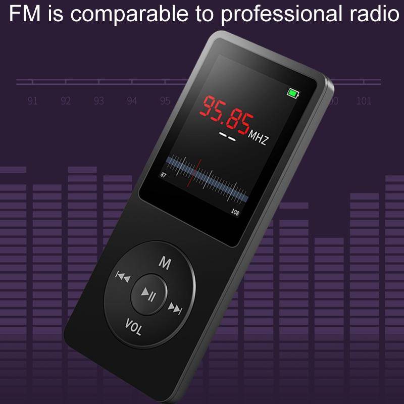 Bluetooth MP3/MP4 Student Walkman Music Player E-Book Playback With 64GB Memory Card