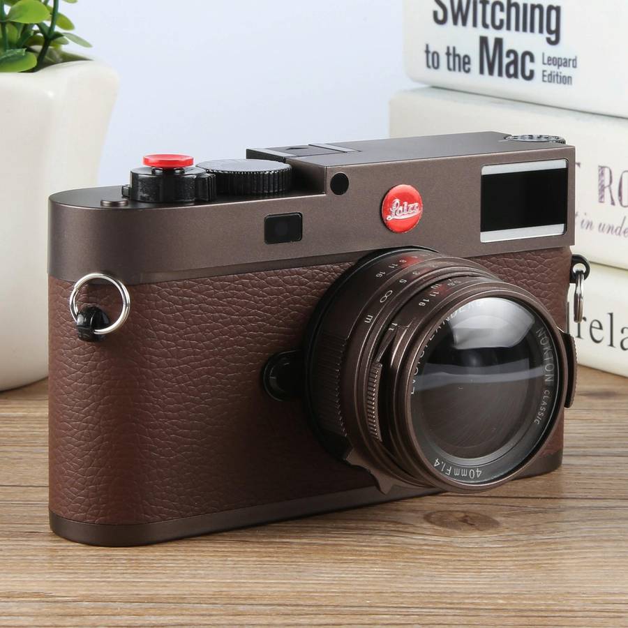 For Leica M11 Non-Working Fake Dummy Camera Model Photo Studio Props(Coffee)