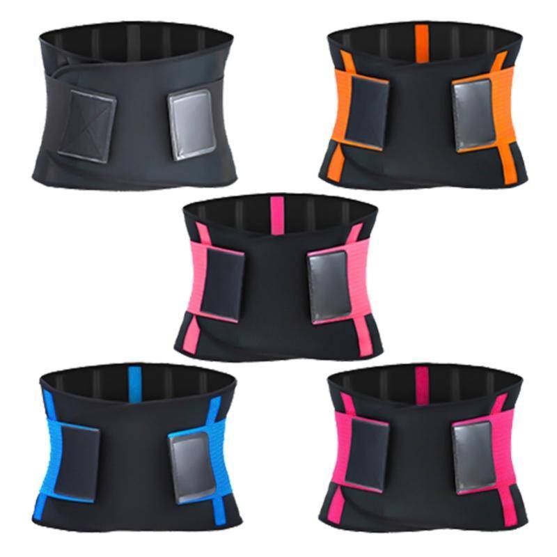SBR Neoprene Sports Protective Gear Support Waist Protection Belt, Size:L(Blue)
