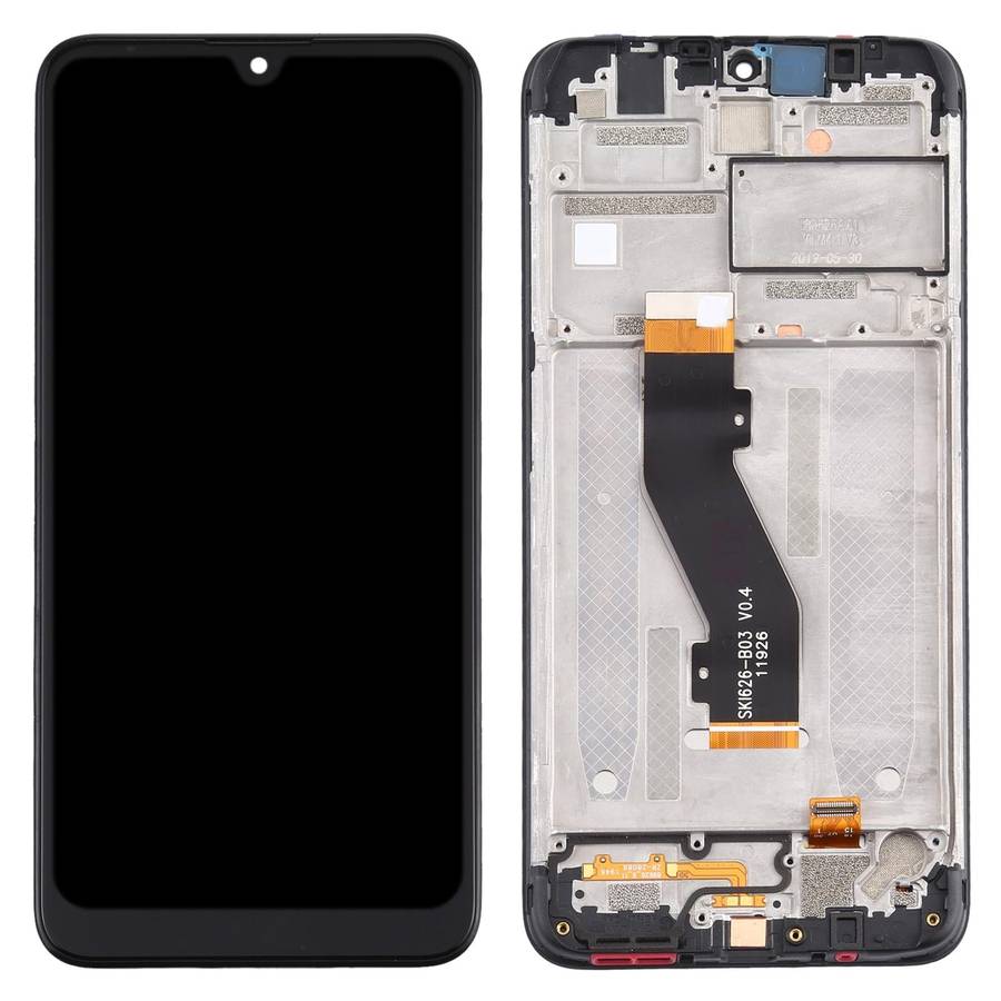 TFT LCD Screen for Nokia 3.2 Digitizer Full Assembly with Frame (Black)