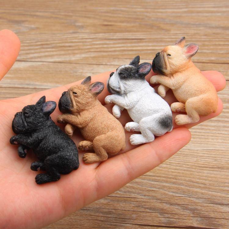Home Decoration Lovely Rrunk on Sleep French Bulldog 3D Magnetic Buckle Fridge Paste