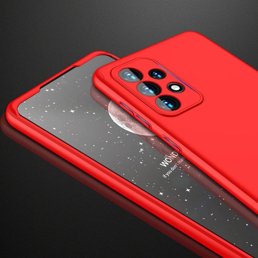 For Samsung Galaxy A33 5G GKK Three Stage Splicing Full Coverage PC Phone Case(Red)