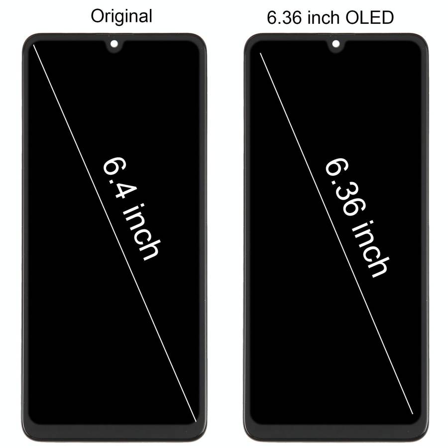 For Samsung Galaxy A32 4G SM-A325 OLED LCD Screen Digitizer Full Assembly with Frame