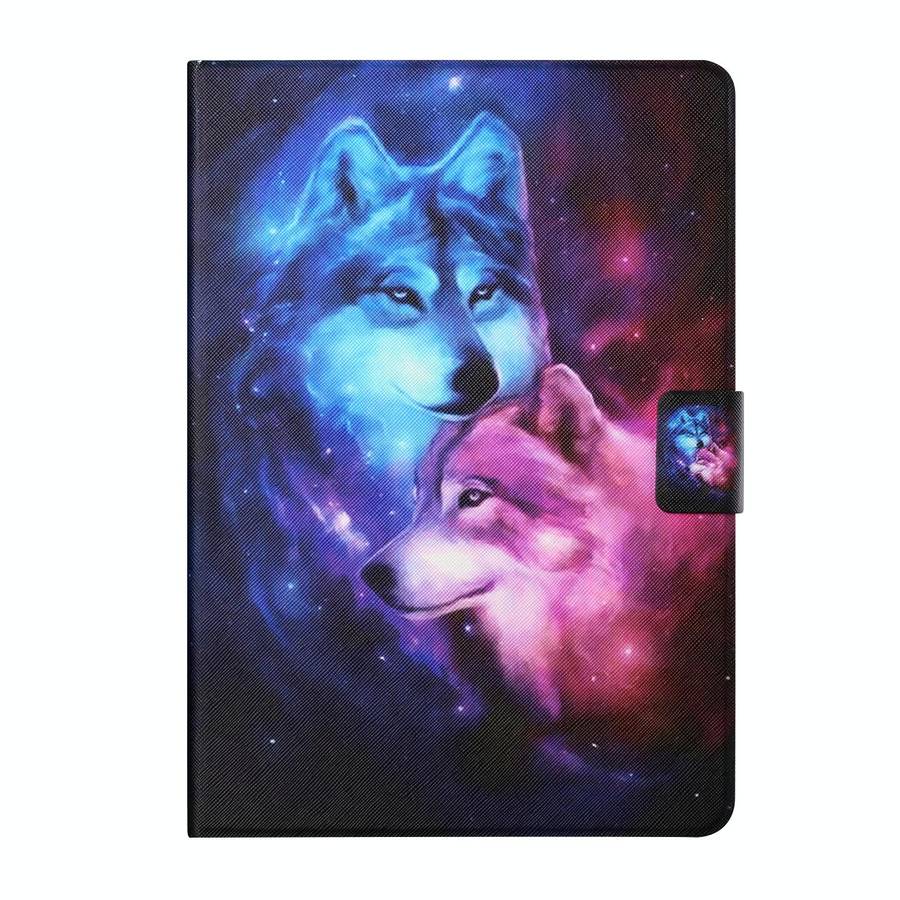 For Huawei MediaPad T5 10 inch Colored Drawing Horizontal Flip Leather Case with Holder & Card Sl...