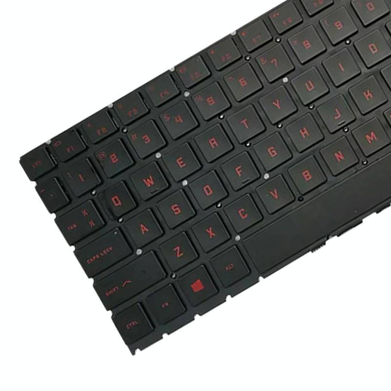 For HP Omen 15-EK 15-EK0019NR 15-EN 15-EN0013DX TPN-Q236 Laptop Keyboard (Red)