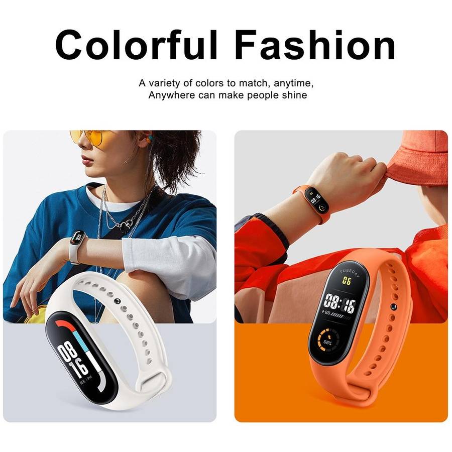For Xiaomi Mi Band 7 Original Xiaomi Silicone Watch Band(Pink)