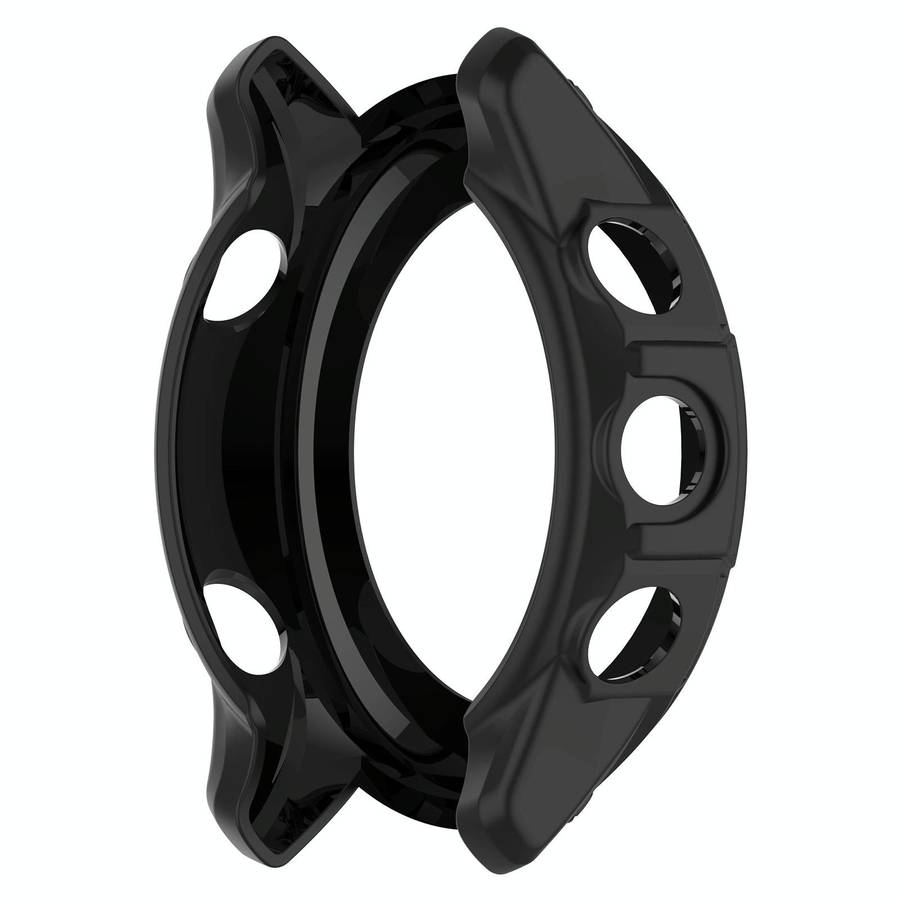 For Garmin Forerunner 255 Armor Hollow TPU Watch Case(Black)