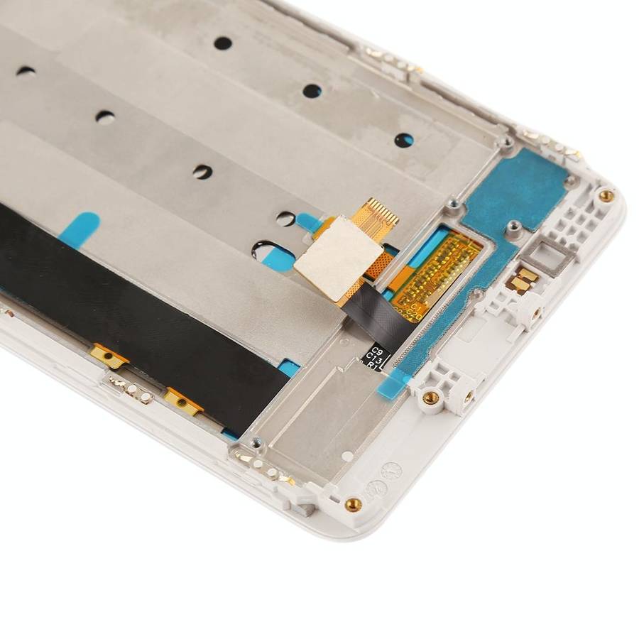 TFT LCD Screen for Xiaomi Redmi Note 4 Digitizer Full Assembly with Frame(White)
