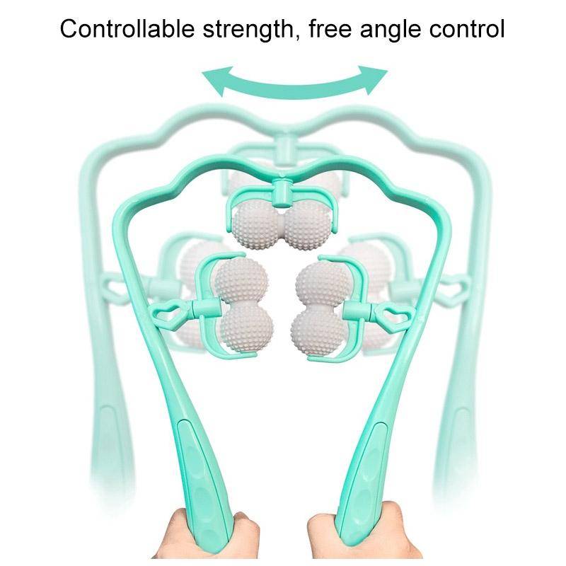 Handheld Cervical Shoulder And Neck Massager(Green)