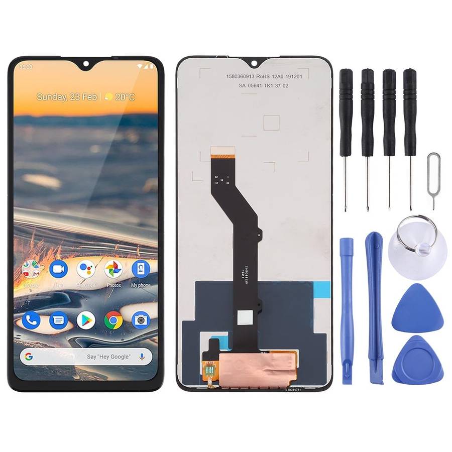 TFT LCD Screen for Nokia 5.3 TA-1227 / TA-1229 / TA-1223 / TA-12234 with Digitizer Full Assembly ...