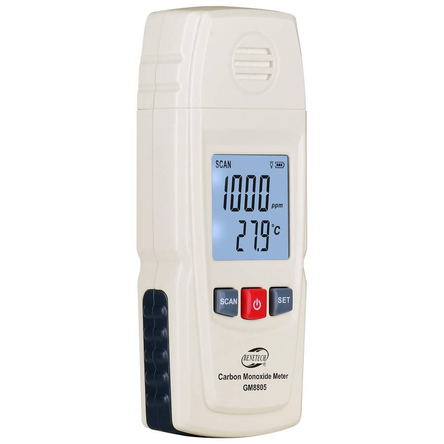 BENETECH GM8805 LCD Display Handheld Carbon Monoxide CO Monitor Detector Meter Tester, Measure Ra...